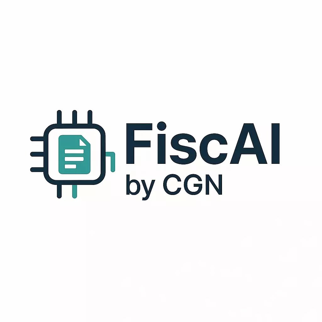 Logotipo oficial de servicio FiscAI